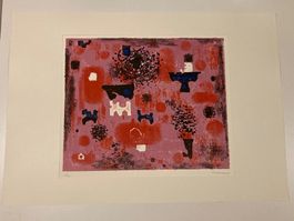 Oskar Dalvit 1961 (1911-1975) Holzschnitt signiert 5/70