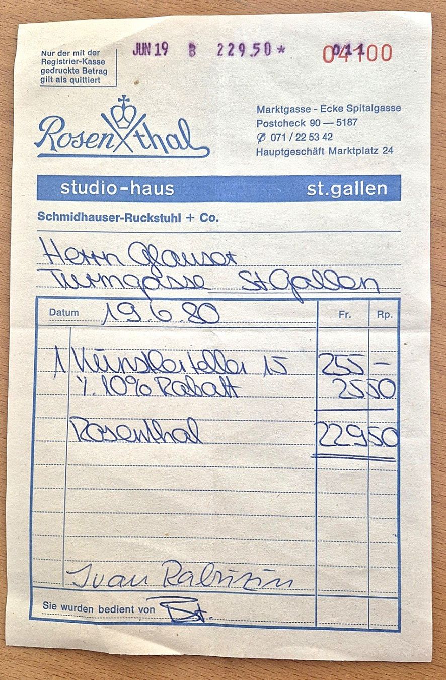 Rosenthal Piatti: ROSENTHAL Studio-Line lim. Künstler-Teller 15, Ivan Rabuzin – Nuovo (secondo la descrizione) da St. Moritz venduto da Guenteratch 6