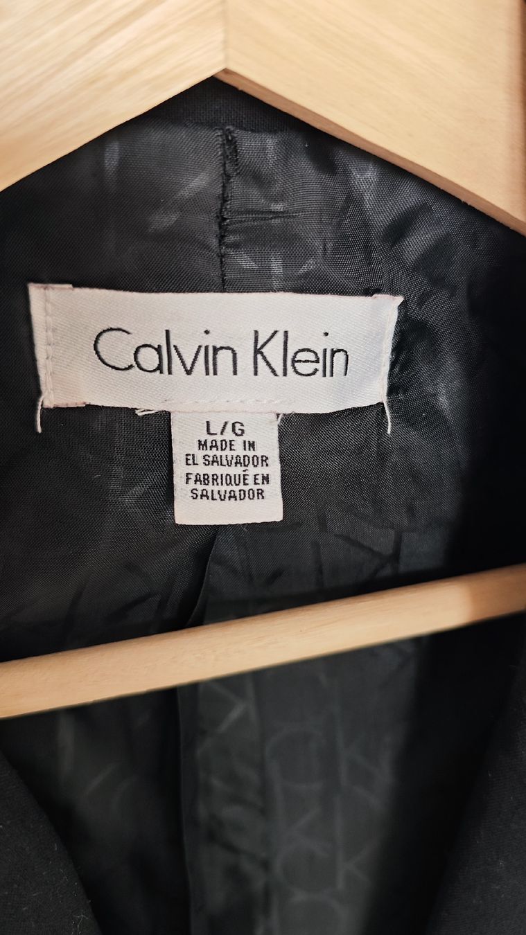 Calvin Klein Giacche: Calvin Klein Black Blazer - Size L - Stylish & Chic! – Nuovo (secondo la descrizione) da Zürich venduto da alu_dzr7 2