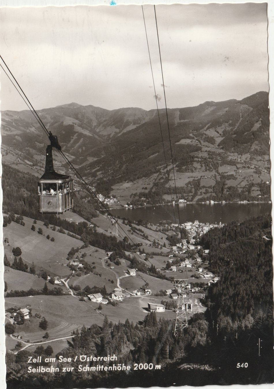 Cartoline postali: Zell am See Seilbahn – Usato da Lumbrein venduto da made02