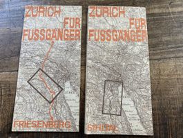Zürich für Fussgänger 2 Ex 1974 Friesenberg Sihltal