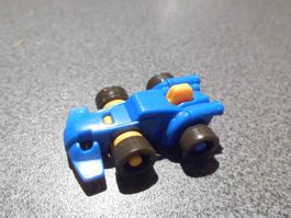 Chips-Figur Rennwagen blau/gelb