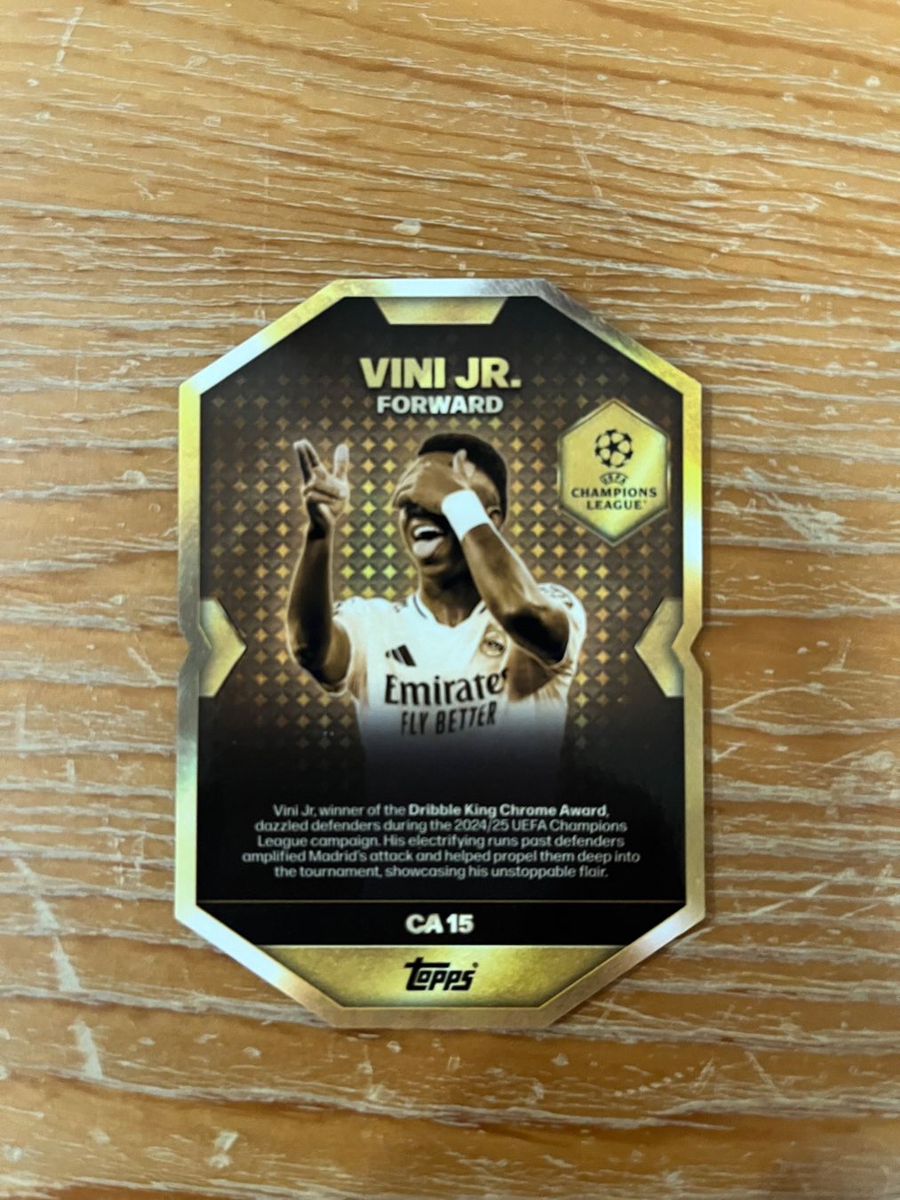 Topps Sammelbilder & Trading cards: Vini Jr. Shield Karte Topps – Gebraucht aus Balzers von jos_6r9r 1