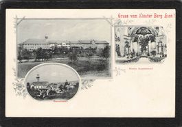 Gruss vom Kloster Berg Sion , Gommiswald SG , gel. 1905