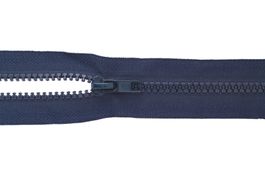 Reissverschluss Jacken 80 cm marine blau Gründl schließen