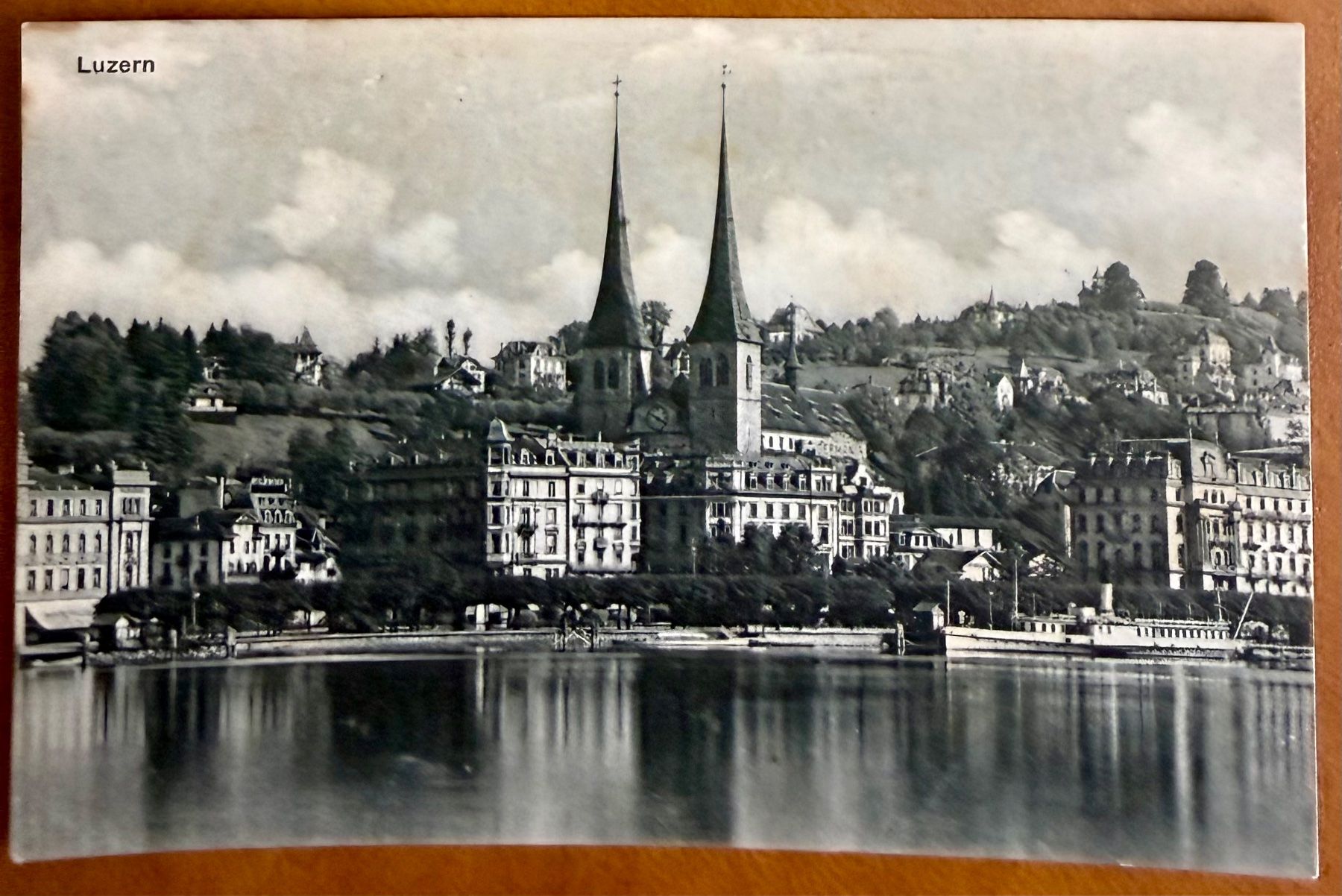 Cartoline postali: Luzern - Dampfschiff 1909 – Usato da Lutry venduto da Ediego