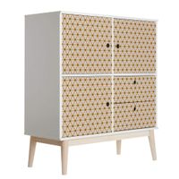 Möbelfolie Floral Gelb 100x100cm (neu, UVP 59.90 Fr.)