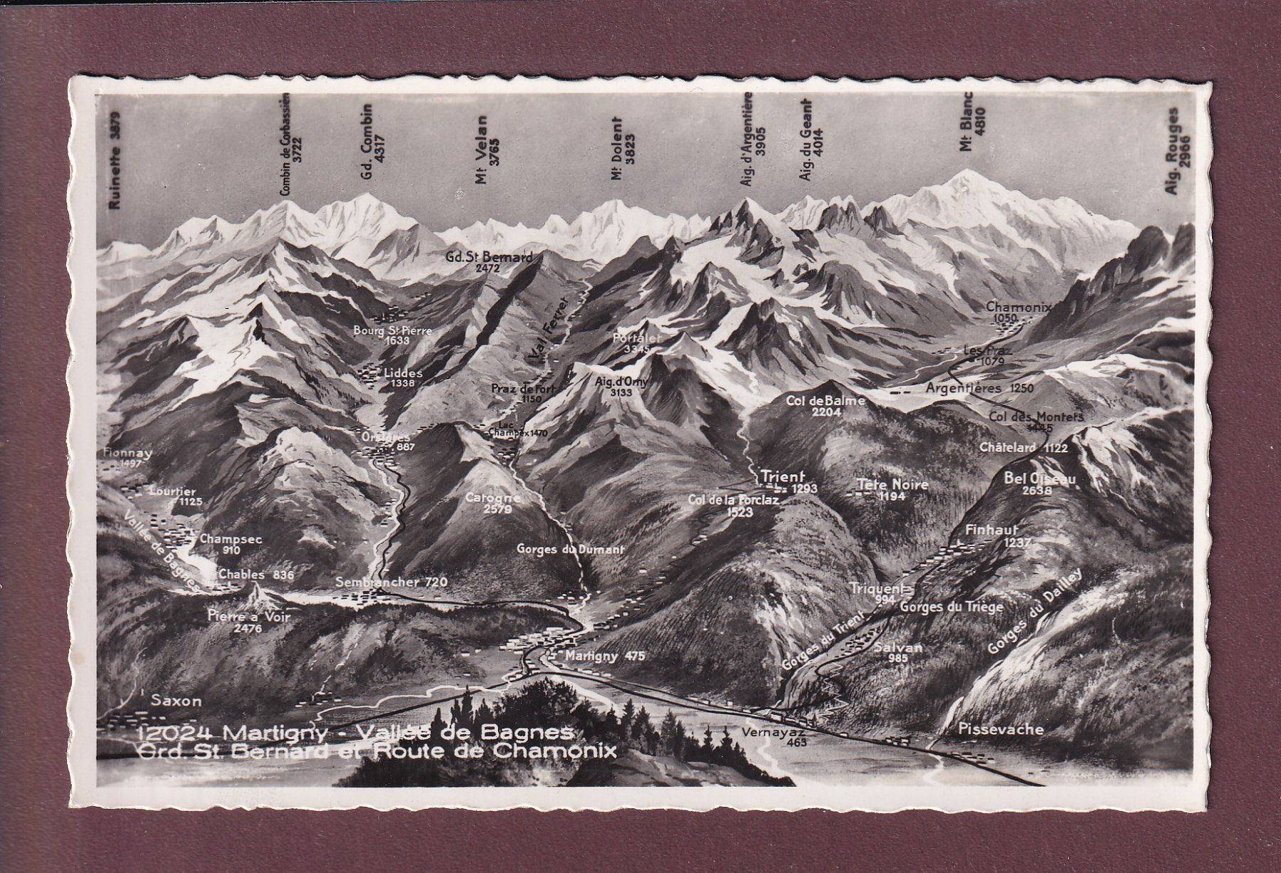 Cartes postales: MARTIGNY et environs - Vol d'oiseau – D'occasion à Pully par nicecards