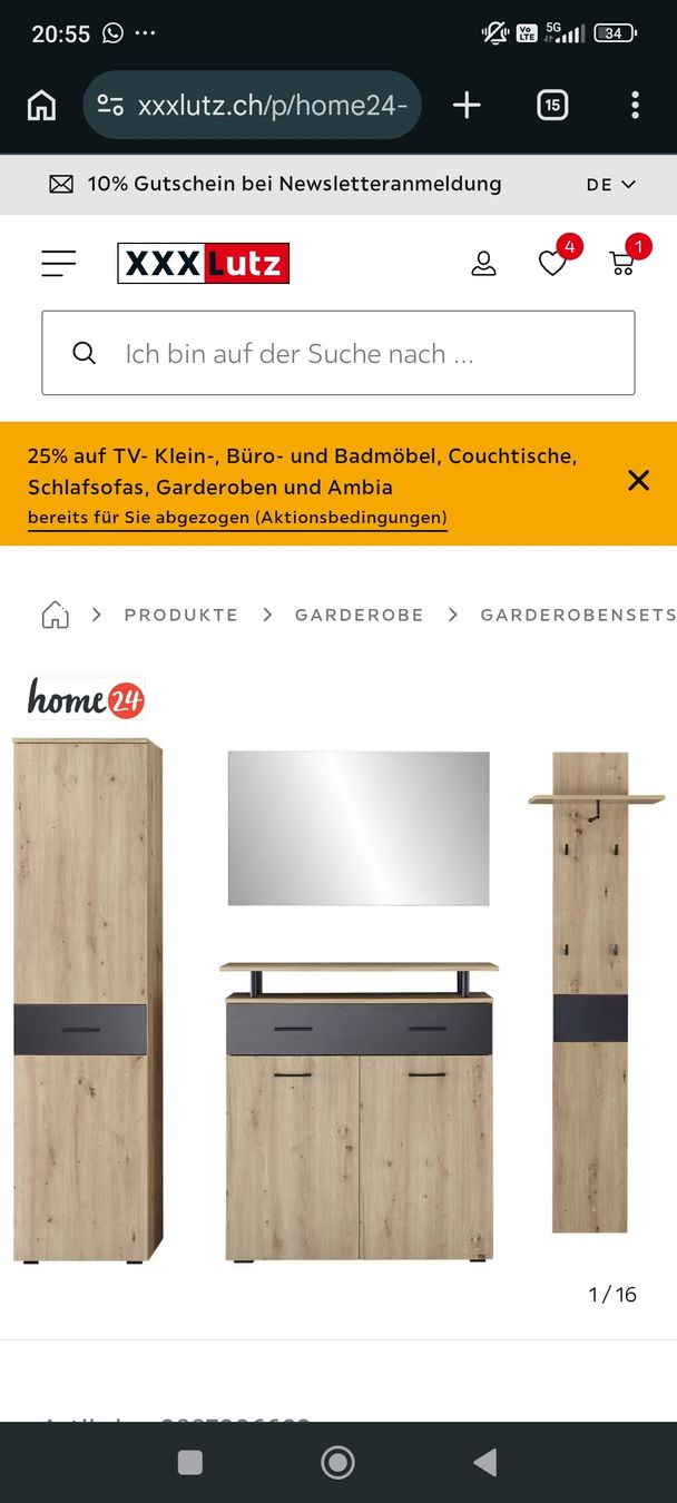 Guardaroba: Garderobe komplett Set  – Usato da Züberwangen venduto da elly04