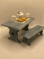 Zubehör Maileg/Puppenhäuser: Tisch und Bank