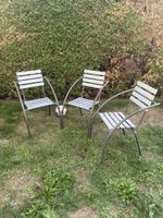 3 Schaffner Gartenstühle  gebrauchter Zustand