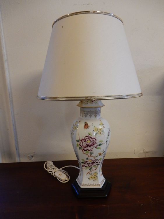 Pied De Lampe Porcelaine De Limoges À VENDRE! - FR