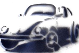 KAZOTO SHINTO (Japan, *1960) VW Käfer / Beetle, Street-Art