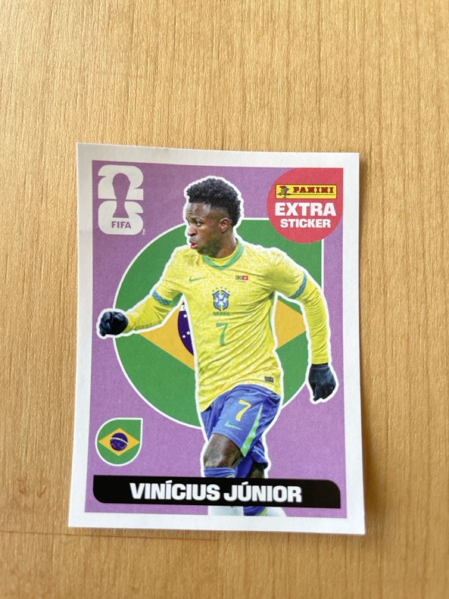 Panini Carte collezionabili: Panini Extra Sticker Vinicius Junior – Nuovo (secondo la descrizione) da Zürich venduto da piervier4