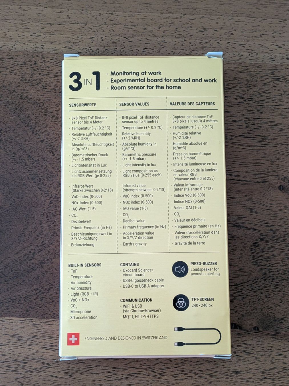 Componenti elettronici: NEU Oxocard Science + (Plus) Entwicklerboard – Nuovo (secondo la descrizione) da Zürich venduto da schnifel 1