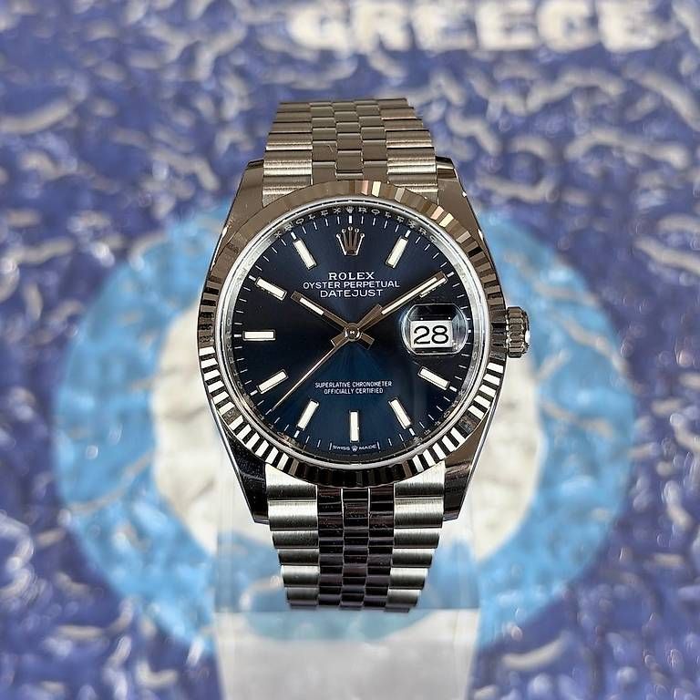 Orologi: Rolex Datejust 36mm Bleu 126234 – Usato da Genève venduto da minty.watches