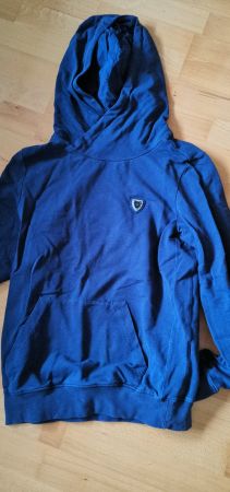 Kapuzen Pullover dunkelblau