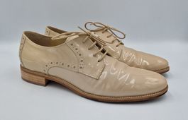 Elegante Damen-Schnürschuhe aus echtem Leder Gr. 38