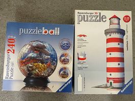 2x Ravensburger 3D puzzle