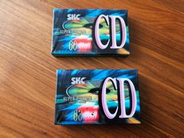 2x SKC CD 60 Chrome Kassetten, neu & originalverpackt