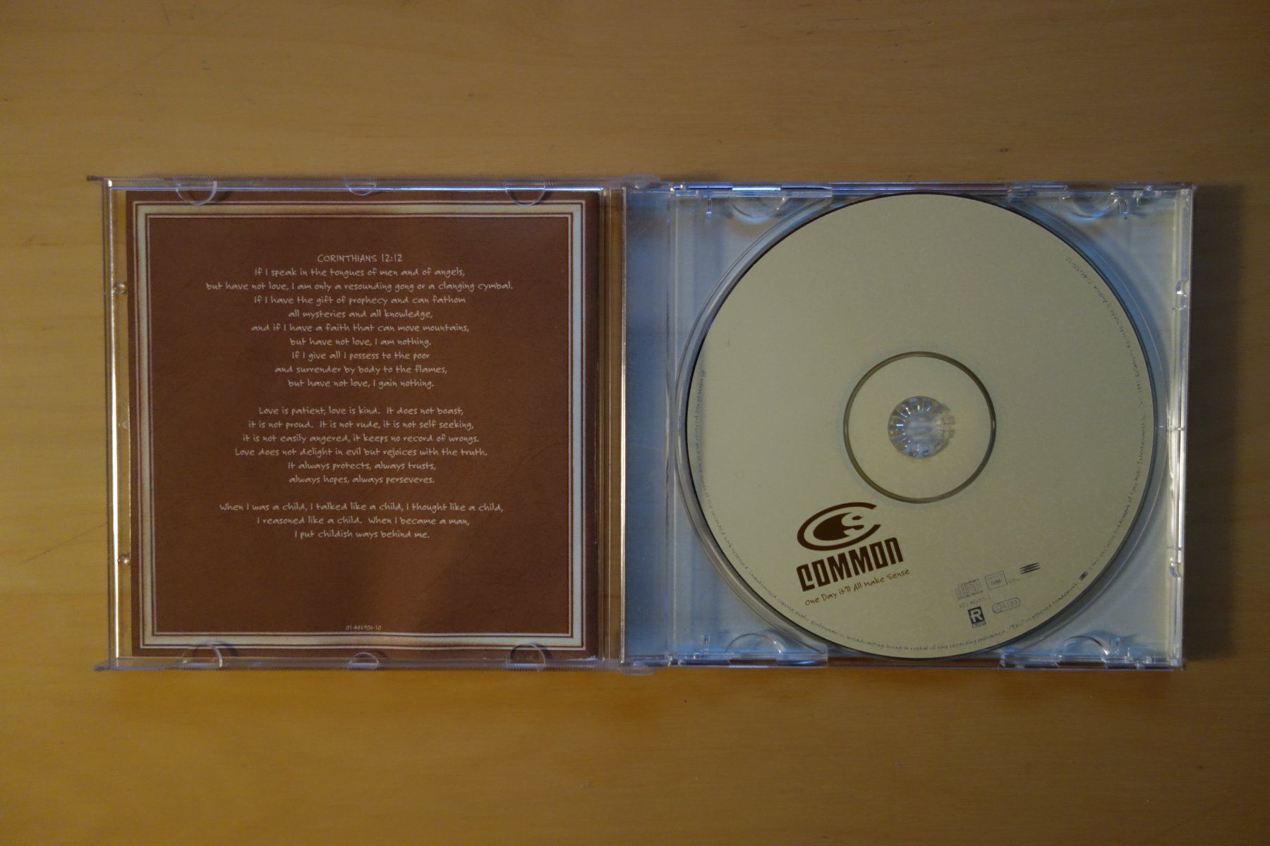 CD: Common - One Day It'll All Make Sense – Usato da Romainmôtier venduto da Iguazu12 1