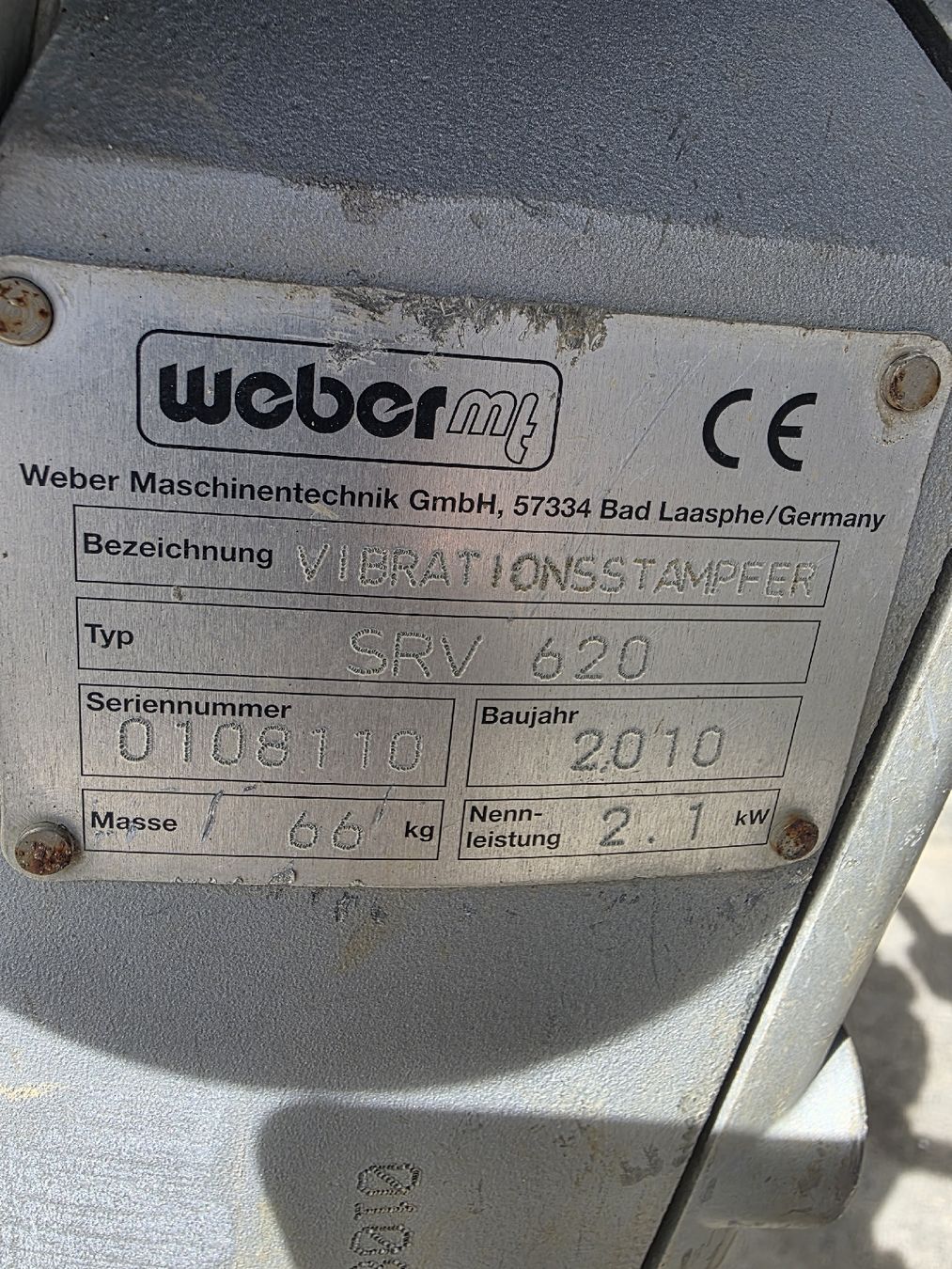 Tutte le macchine: Grabenstampfer Weber  – Usato da Niedergösgen venduto da MHNT 3