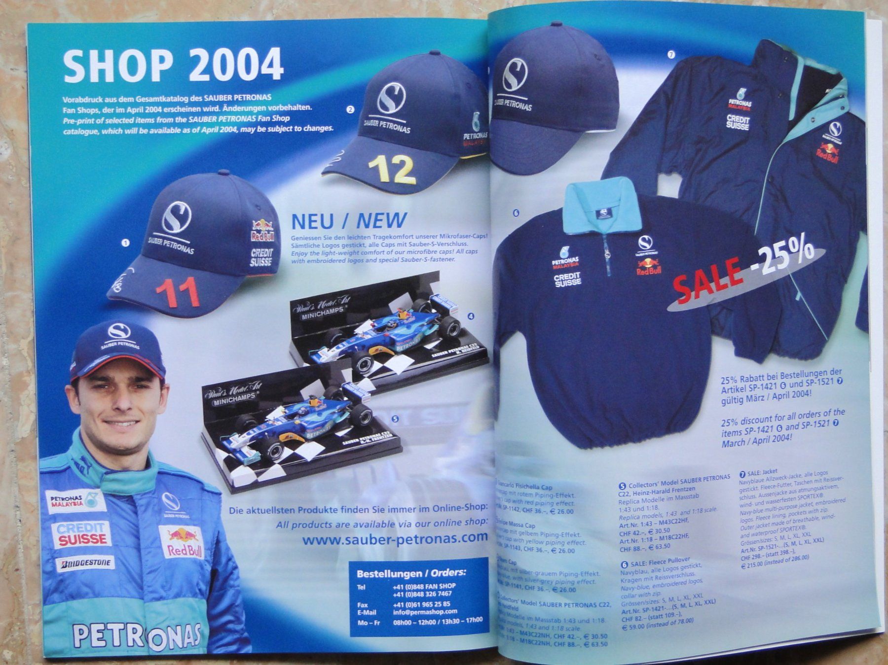 Riviste & Magazine: 2 SAUBER Magazine Pit Lane 5-2003/1-2004 – Usato da Killwangen venduto da cyrano56 7