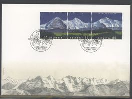 2006, FDC, Sehenswürdigkeiten Schweiz – Bergpanorama