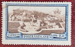 Rare timbre Vatican - Poste Vaticane L. 2.50!