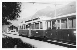Wengen BE WAB Panoramatriebwagen foto 17 x 11