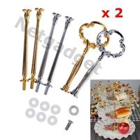 4 Metallstange für Hochzeitstorte