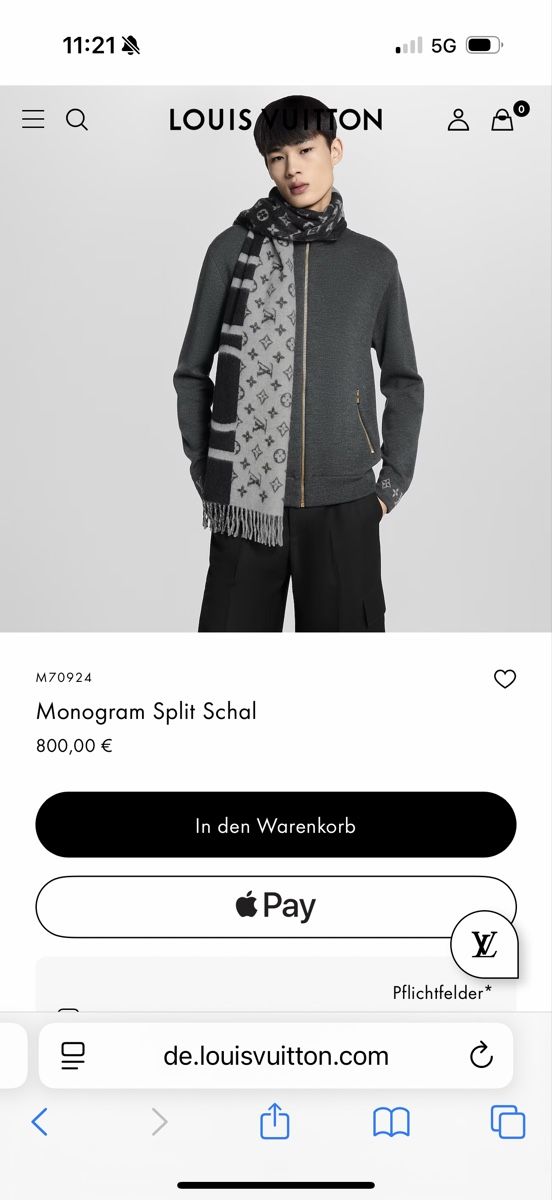 Louis Vuitton Foulards, Tücher & Schals: Louis Vuitton Schal – Neu (gemäss Beschreibung) aus Binz von Sandra830 1