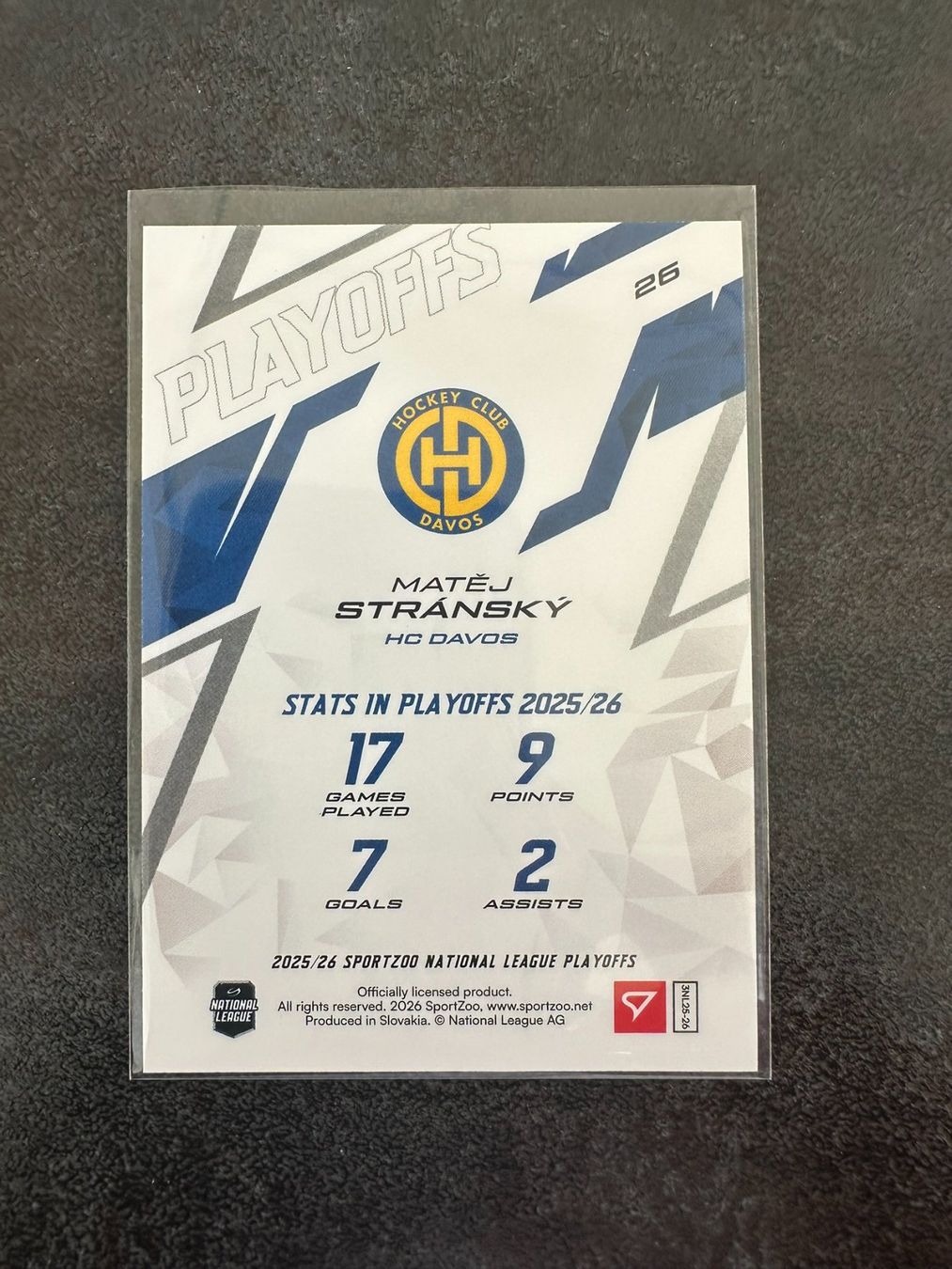 Sportzoo Carte collezionabili: Sportzoo HCD Matej Stransky Base 56/60 – Nuovo (secondo la descrizione) da Marsens venduto da Yoyokix 1