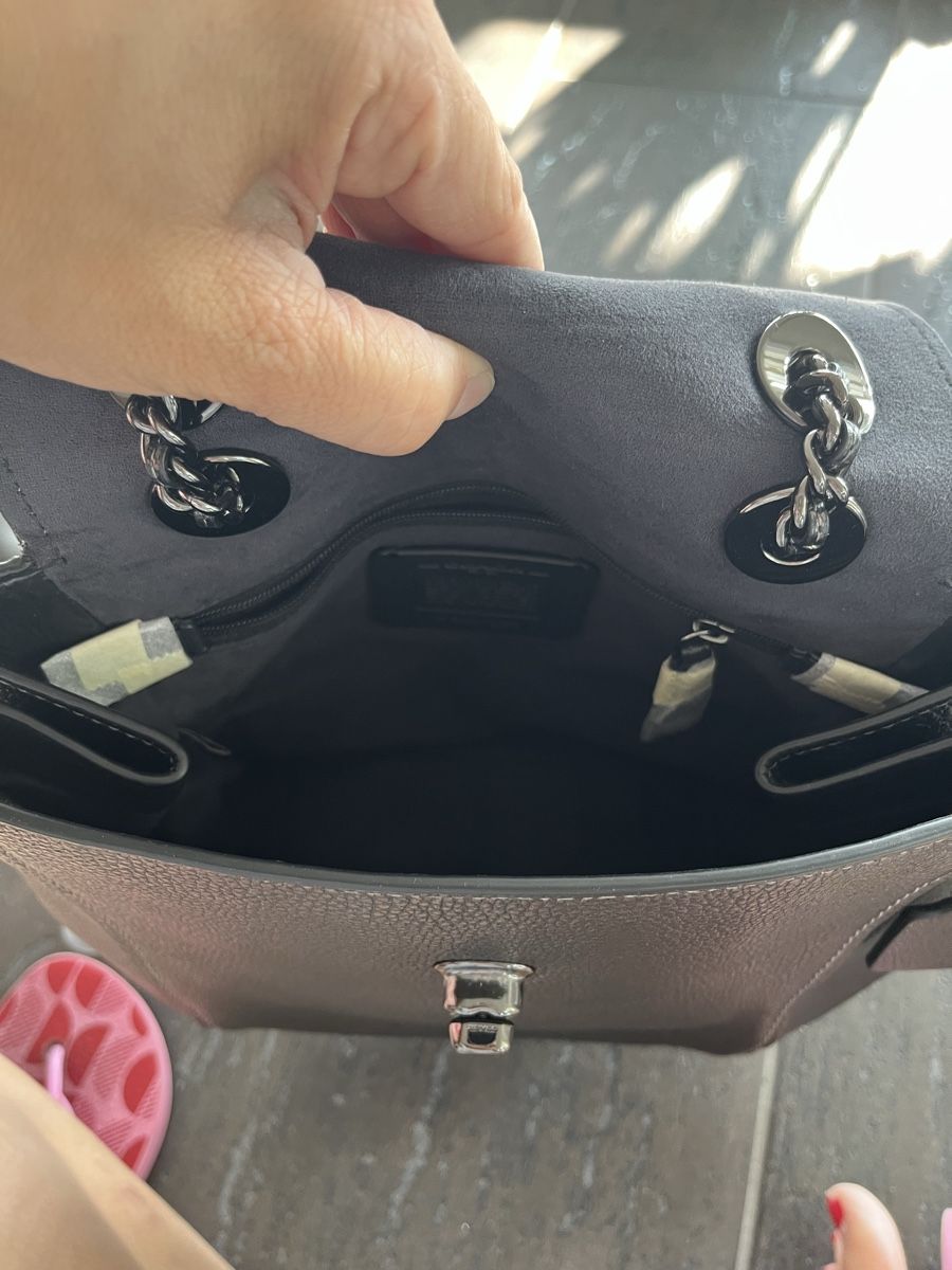 Coach Zaini: Neu COACH Rücksack grau metallic – Nuovo e nell'imballaggio originale da Niederwil AG venduto da camilinna 2