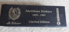 HOHNER, ORIGINAL LEERE SCHACHTEL, MATTHIAS HOHNERS 15X5X4cm