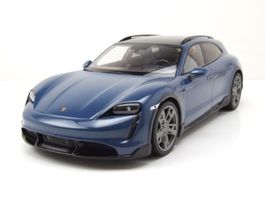 PORSCHE TAYCAN CUV TURBO S 2021 BLAU 1:18 MINICHAMPS