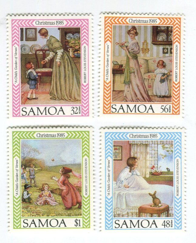 Tutti i francobolli: Briefmarken "Weihnachten". Samoa – Nuovo e nell'imballaggio originale da Basel venduto da Butsch5