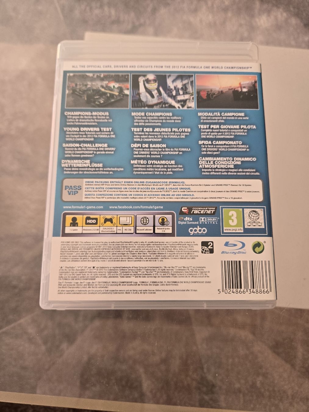 Spiele: Formula 1 2012 PS3 – Gebraucht aus Bussigny von Kfdlt 1