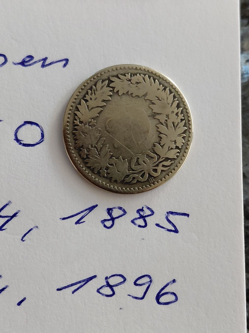 Tutti le monete: 10 x 20 Rappen ab 1850 – Usato da Bonaduz venduto da topolino052 2