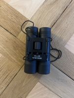 Feldstecher 10 x 25 schwarz mit Tasche neuwertig