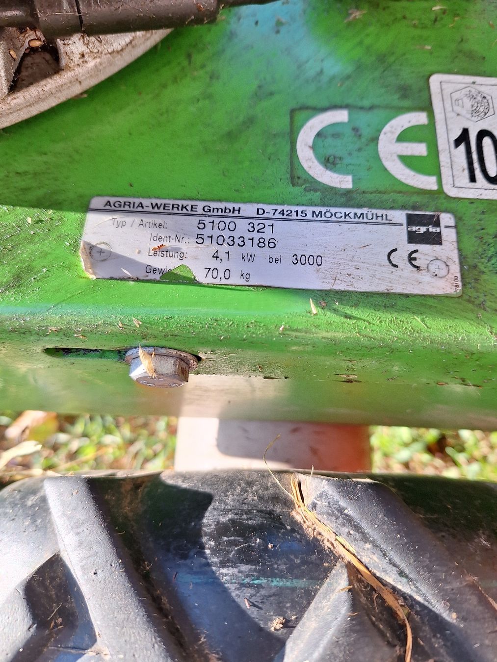 Agria Alle Maschinen: Balkenmäher Agria – Defekt aus Schwanden Sigrisw von rol_ym2k 4