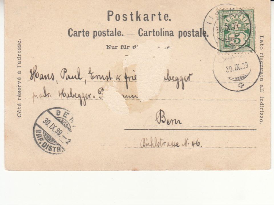 Cartoline postali: Ile de Saint-Pierre 1899 – Usato da Bürglen TG venduto da StampGraf 1