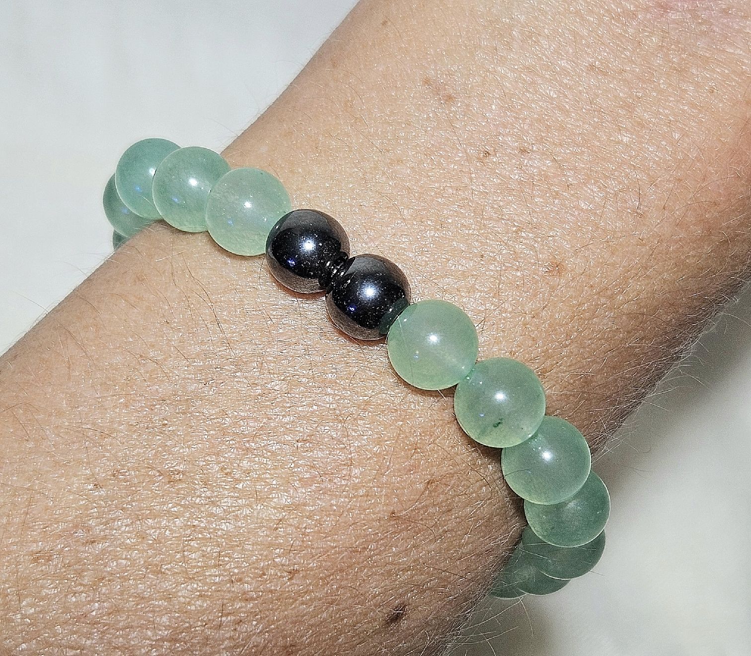 Bracciali & Braccialetti: Aventurin-Kugel Armk. - Spendenaktion – Nuovo (secondo la descrizione) da Unterkulm venduto da Nachtigall 4