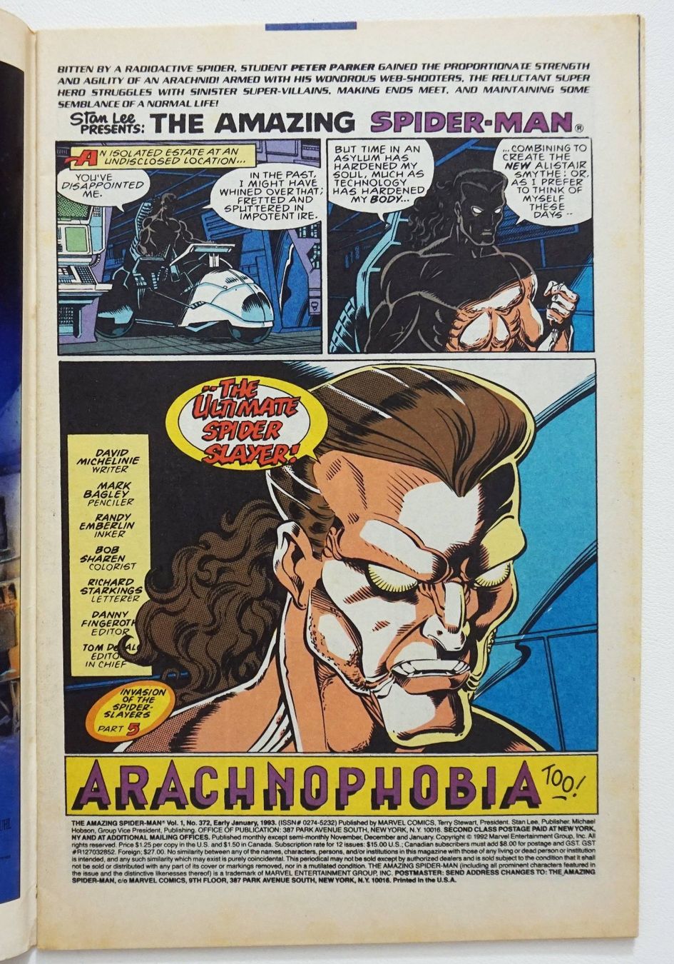 Fumetti: AMAZING SPIDER-MAN #372 INVASION SPIDER-SLAYERS MARVEL 1993 – Usato da Lugano venduto da YouWantUS 1