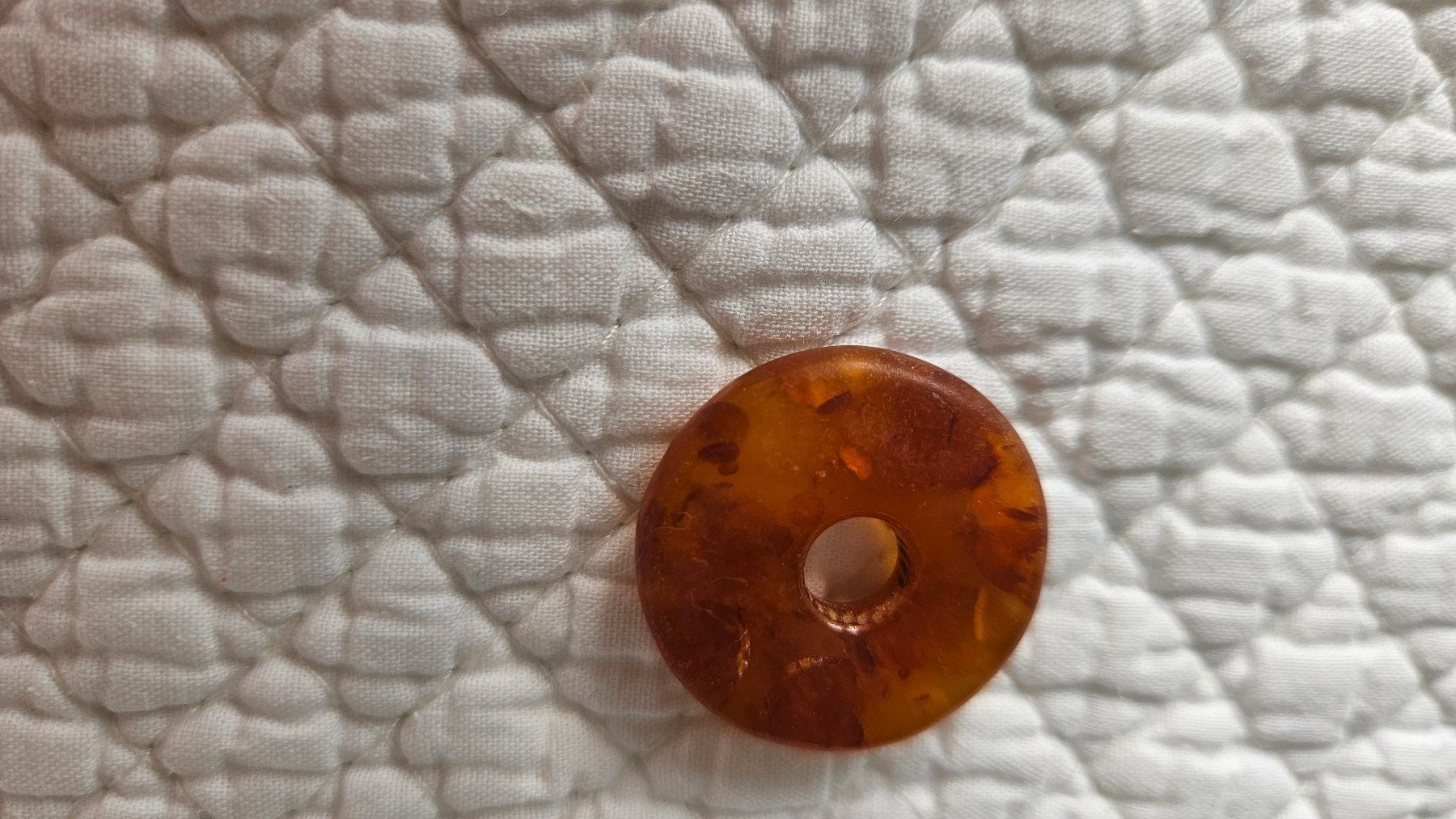 Minerali & Pietre curative: PI Scheibe Bernstein 2.5 cm Anhänger Bernsteinhänger – Nuovo (secondo la descrizione) da Gossau ZH venduto da Goes05 7