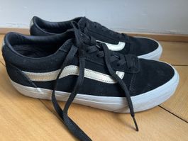 Vans Ward Deluxe, schwarz/gold, Grösse 38.5, Top Zustand