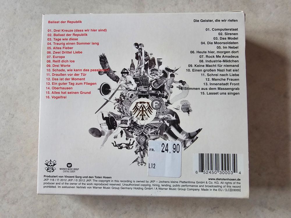 Die Toten Hosen Ballast der Republik & Die Geister die.. Kaufen auf