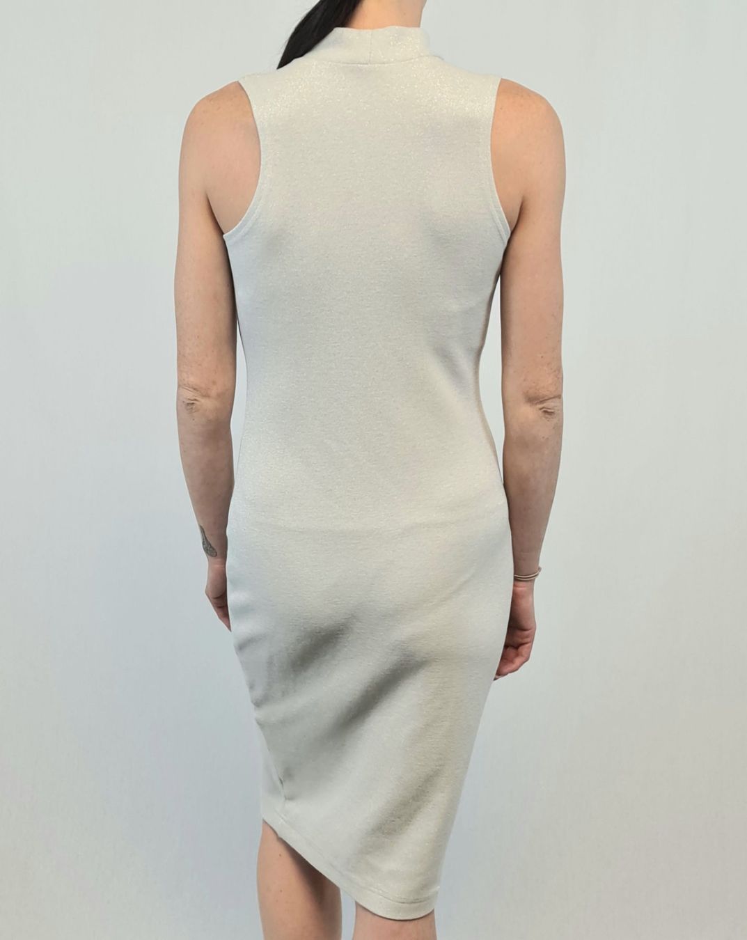 Vestiti: Robe fourreau brillant - col montant - Taille L – Usato da Couvet venduto da Nawra_26 3