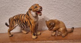 Antike Tiger Figuren Set, tolles Sammlerstück!🐅48