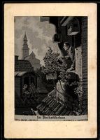 Künstler-Seiden Carl Spitzweg: Im Dachs